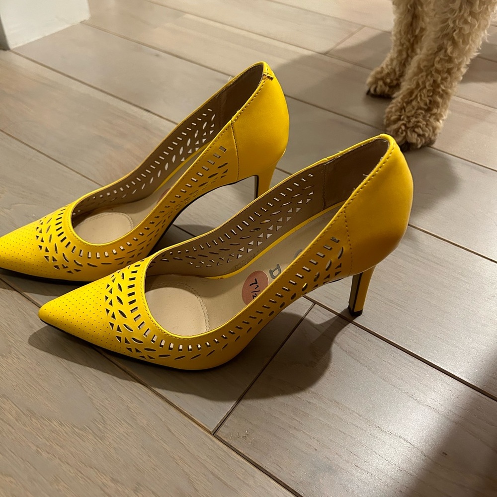 Yellow heels